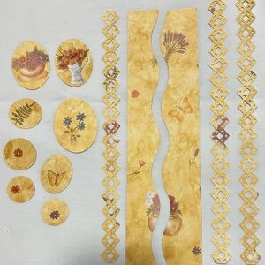 Floral and Butterfly Scrapbook Paper Set